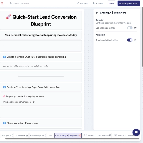 Product Recommendation Quiz
